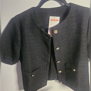 New Collections Short Sleeve Blazer